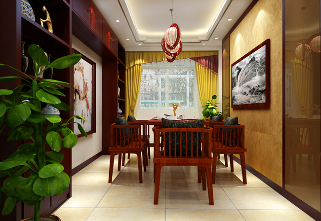 新中式家装设计，美观是次要的。