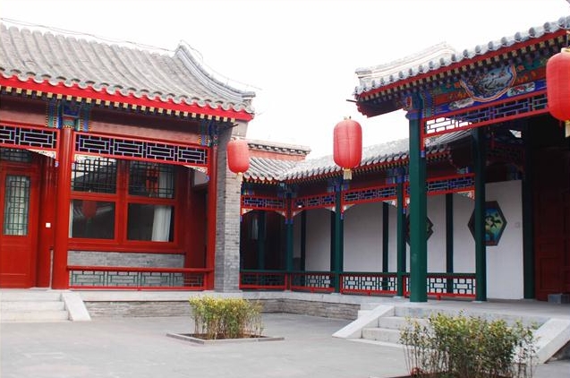 四合院设计实景图，细节处好好把握。