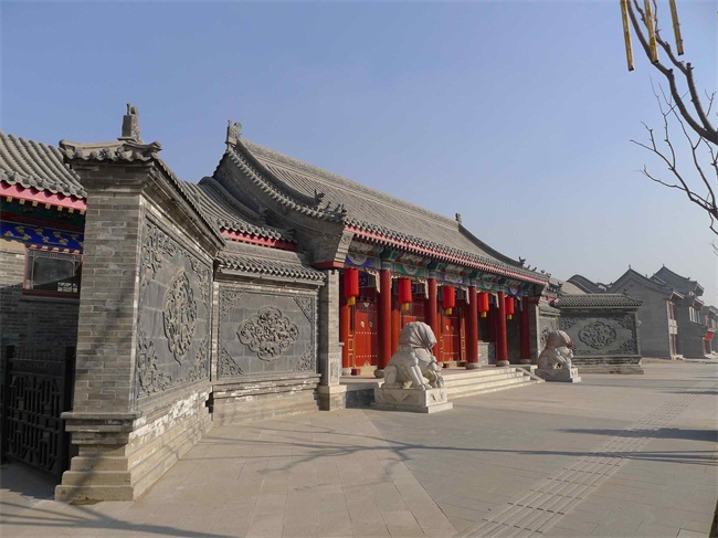 四合院设计实景图，力求有着完美的视觉体验。