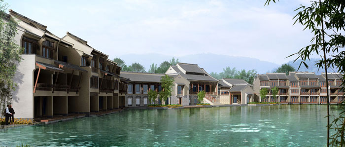 古典中式建筑设计，展现古典风韵。