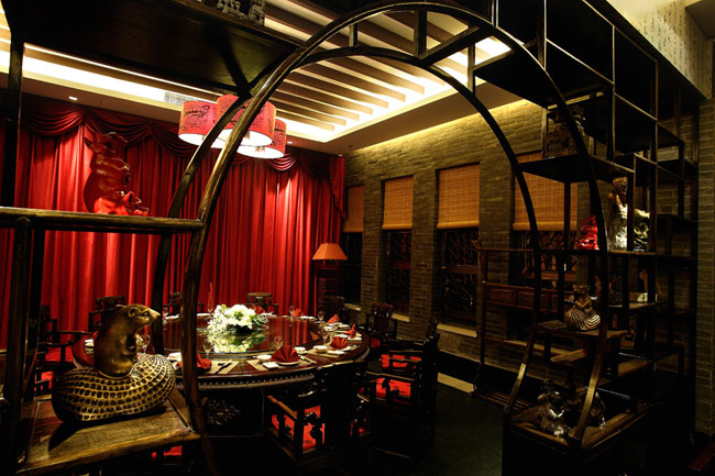 古典四合院餐厅设计，创意也是很很重要。